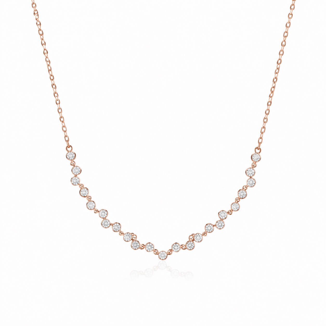 lab grown diamond pendant necklace