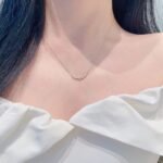 Smiling star lab grown diamond pendant necklace