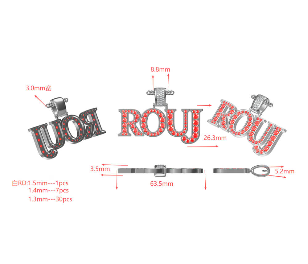 커스텀 주얼리 2 CAD Design