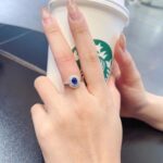Halo setting oval cut lab grown sapphire engagement ring 5 Halo setting oval cut lab grown sapphire engagement ring 03