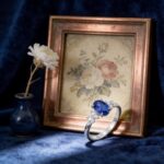 Oval cut lab grown sapphire engagement ring 4 Oval cut lab grown sapphire engagement ring