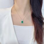 Perfume bottle design lab grown emerald pendant necklace 5 Perfume bottle design lab grown emerald pendant necklace