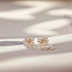 X design lab grown diamond earrings stud