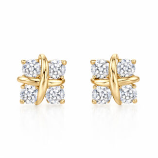 Home 23 X design lab grown diamond earrings stud