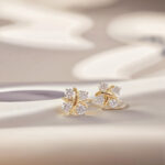 X design lab grown diamond earrings stud