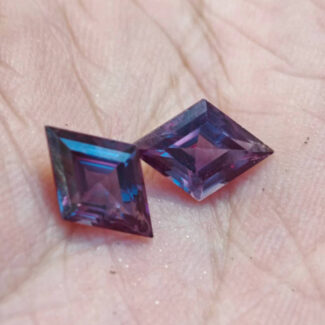 lozenge shape lab grown Alexandrite