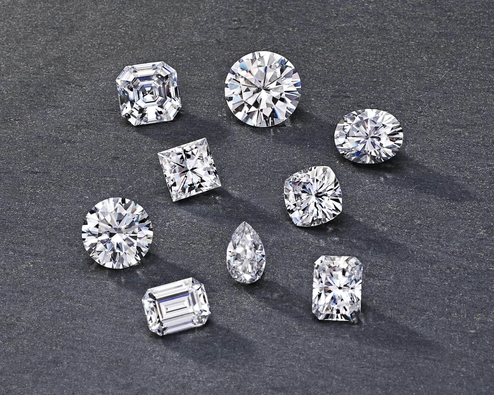 Piedras preciosas sueltas de moissanita